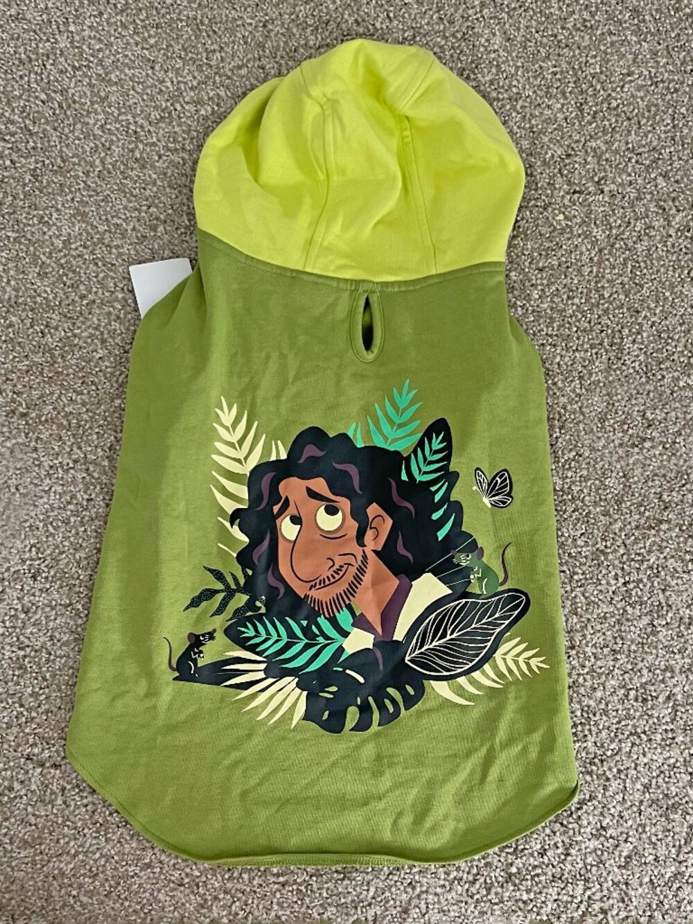 Disney Tails Pet Poncho Encanto "We Don't Talk About Bruno" Dog Costume Size XL